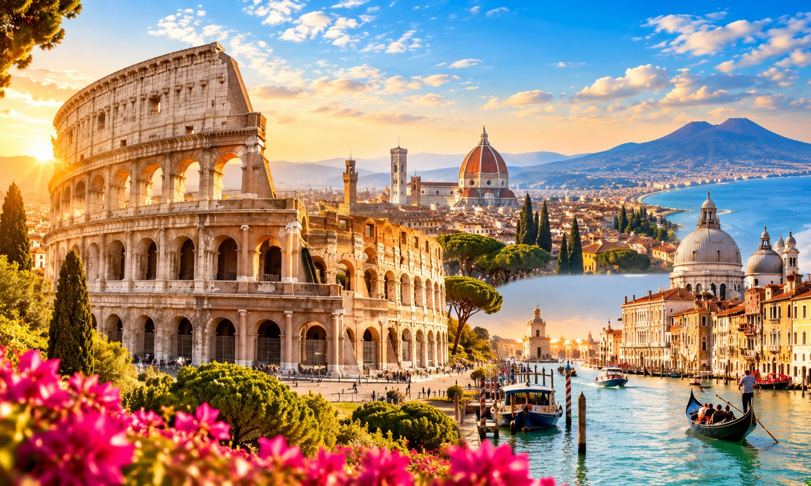 Bella Italia – Milano, Veneția, Florența, Pisa, Roma & Napoli